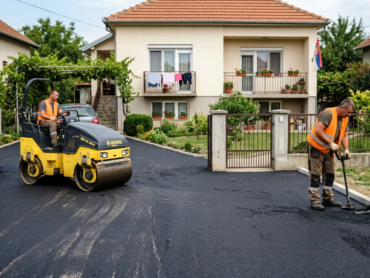 Asfaltiranje Srbija – profesionalni asfalterski radovi | Asfaltiranje dvorišta